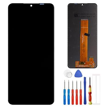 Imagem de E-yiiviil Tela LCD compatível com Samsung Galaxy A02 SM-A022F 6,5 polegadas, tela sensível ao toque, montagem com ferramentas