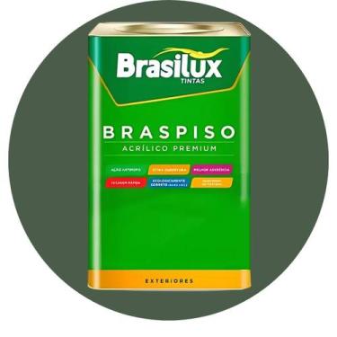 Imagem de Tinta Piso Premium Braspiso Brasilux 18L, Verde Quadra