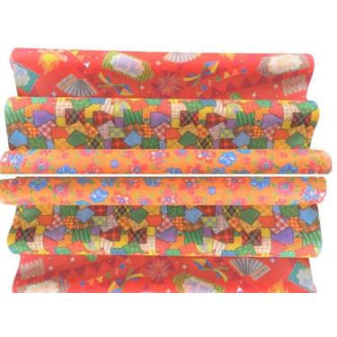 Imagem de Tnt Estampa festa junina decoração mesa painel- Kit 2 metros - Mor