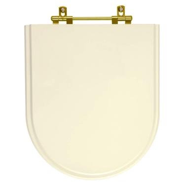 Imagem de Assento Sanitário Poliéster Carrara Creme Para Vaso Deca