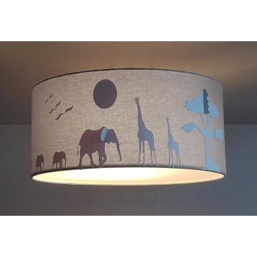 Imagem de Luminária Plafon 2 Focos 15w Savana Tom Luz Iluminação Cinza