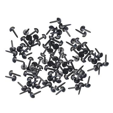 Imagem de GSHLLO 200 peças de plástico preto 3 mm olhos de segurança nariz pequenos olhos de bicho de pelúcia mini boneca artesanato olhos agulha feltragem olhos pelúcia animal olhos