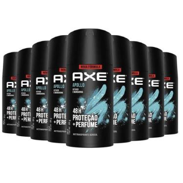Imagem de Kit Desodorante Antitranspirante Aerosol Axe Apollo 150ml - 9 Unidades
