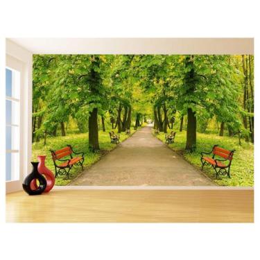 Imagem de Papel De Parede 3D Estrada Caminho Paisagem 3,5M Nes131 - Você Decora