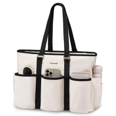 Imagem de Sacola LOVEVOOK Work for Women para laptop impermeável preta