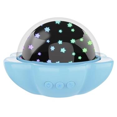 Imagem de Projetor De Luz Para Crianças - Projetor de Estrelas para Teto Luz Noturna Infantil - Iluminação Com Projeção Suave Para Quarto De Bebê