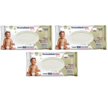 Imagem de Kit 3 Toalha Umedecida Personalidade Total 100Un - Eurofral