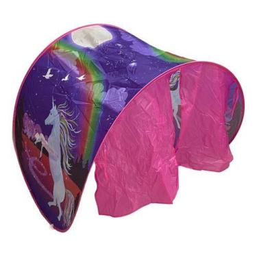 Imagem de Cabana Barraca Rosa Unicórnio Para Montar Em Cama Infantil - Importway