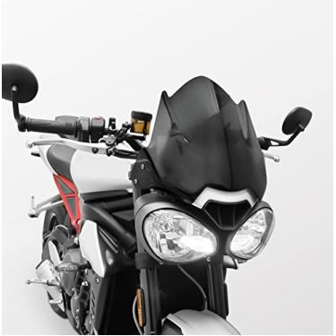 Imagem de TAZGANTAX Para-Brisas Compatível Com T-Riumph Speed Triple 2016-2022 Street R/Rs 2017-2022, De Motocicleta, Carenagem Frontal, Defletor Para-Brisa (Fumê)