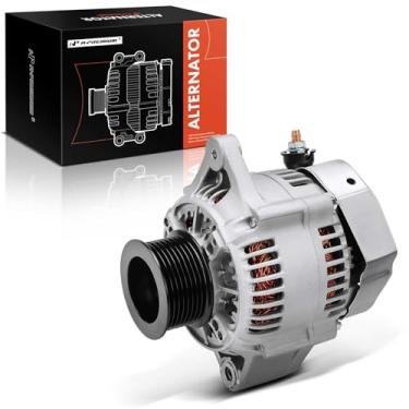 Imagem de A-Premium Alternador Compatível Com John Deere Marine 2004-2007, 8,1 L 12,5 L, 12 V 90 A, Polia De 8 Ranhuras No Sentido Horário, Substituição Nº Re500227, Se501836