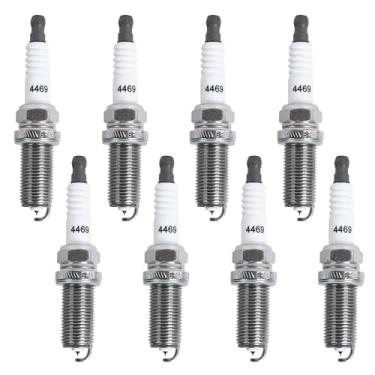 Imagem de Velas de ignição Iridium 8 peças 4469 LFR5AIX-11 compatíveis com Chrysler 300 Aspen Dodge Charger Challenger Ram 1500 2500 3500 Nissan Titan Grand Cherokee Infiniti FX45 QX56 V8 4.5L-6.4L