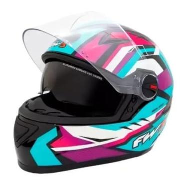 Imagem de Capacete FW3 GTX FOX Rosa/Azul Tifanny (56)