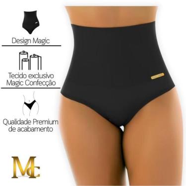 Imagem de Kit com 5 Cinta Confortável Calcinha Cintura Alta - Magic Confecção, V