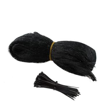 Imagem de SQXBK Rede preta reutilizável para árvores frutíferas resistente 2 x 9 m rede de paisagem com abraçadeira adequada para mudas plantas e proteção de vegetais