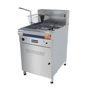 Imagem de Fritadeira Eletrica Industrial Metvisa 44 Litros Agua E Oleo 18.000w 2