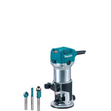 Imagem de Tupia Manual Para Madeira 710w Rt0700c 220v Makita Com Fresas