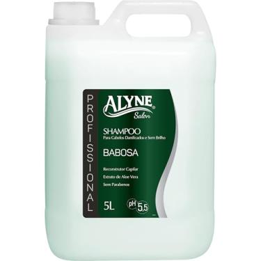 Imagem de Alyne, Shampoo para cabelos, Babosa, 5 Litro, Verde