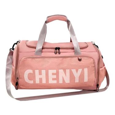 Imagem de Bolsa Mala Mochila Academia Fitness Esportiva Bag Viagem Ginástica Bolsa Treino Cross Impermeável Porta Tênis Roupas Grande Qualidade Premium Chenyi (ROSA)