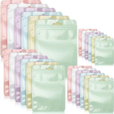 Imagem de Zonon Saco selável com 120 peças para pequenas empresas, 7,6 x 10,2 cm, 10,2 x 15,2 cm, 12,7 x 20,3 cm, 15,2 x 23 cm, bolsa selável para embalagem linda bolsa de plástico com janela transparente para