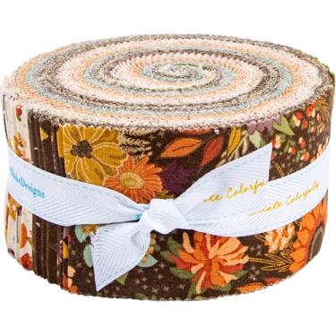 Imagem de Sandy Gervais The Awe of Autumn Rolie Polie 40 6.3 cm Strips Jelly Roll Riley Blake RP-16190-40