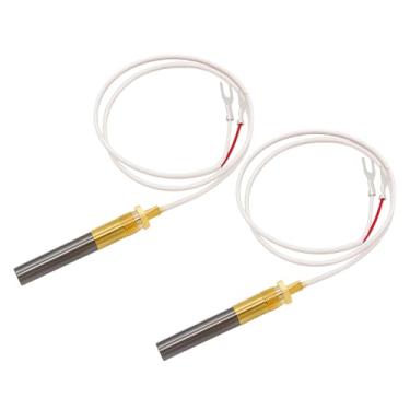 Imagem de Denkuhin Geradores termopilha de 61 cm Q313A para lareira a gás/fritadeira/fornalha/aquecedor de água, termopar de 750 milivolts (fio de fibra de vidro)