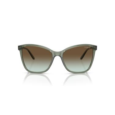 Imagem de Óculos de Sol Vogue Eyewear 0VO5520S 3086E8 Tam 56 / Verde - Lentes Verde Gradiente