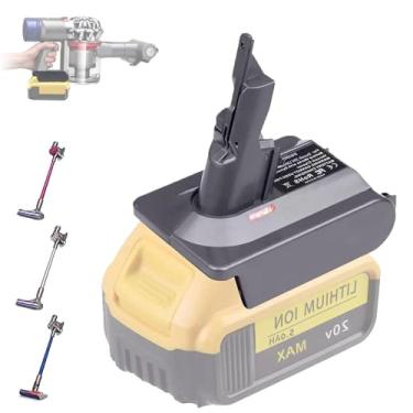 Imagem de URUN Adaptador 2 em 1 para bateria Dewalt 20V/60V compatível com aspirador de pó portátil Dyson V7/V8 - Compatível com V7/V8 Animal, Absolute, Motorhead Pro, Trigger