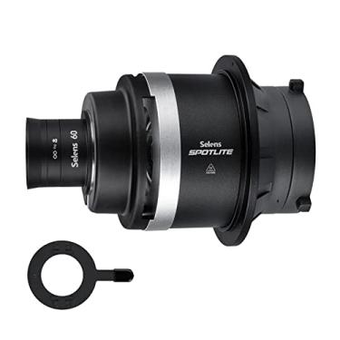 Imagem de Selens Bowens Mount Kit de filmagem cônica para flash Speedlite/Strobe Monolight/Fotografia LED, 4 filtros de cor e 8 placas gráficas Gobos incluídos para efeito de holofote