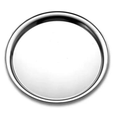 Imagem de Bandeja Garçon Anti-Derrapante em Aço Inox 40 cm - Baccani