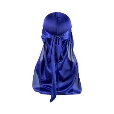 Imagem de Gorro Durag de seda masculino Bandana Silky Du Rag Doo Rag Boné com on