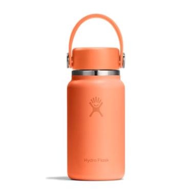 Imagem de Hydro Flask Micro garrafa – Mini frasco isolado à prova de vazamento para bolsa ou bolso em laranja néctar de 190 g
