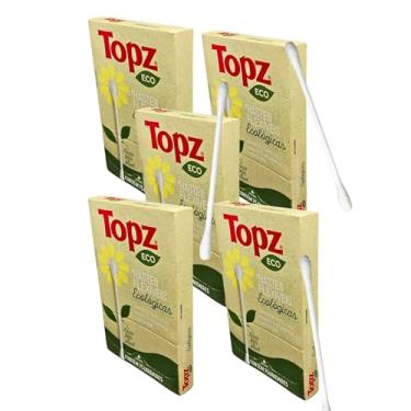 Imagem de Hastes Flexíveis 75Un Maquiagem bastonetes branco 5 Pacotes