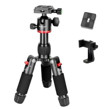 Imagem de Koolehaoda Mini Tripé Portátil 46cm com 2 Placas de Liberação Rápida de 1/4" para Câmera DSLR