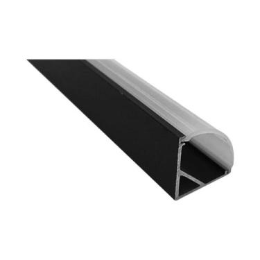 Imagem de Fita De LED Prata Preta De 50CM Com Canal De Perfil De Alumínio Para D