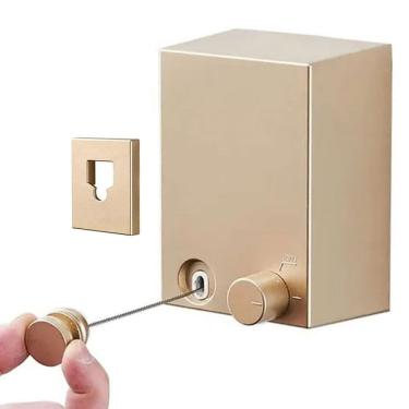 Imagem de Varal de Roupa Retratil Extensivel Parede Muro Sacada Lavanderia Lençol Seca Rapido Facil Multiuso Resistente