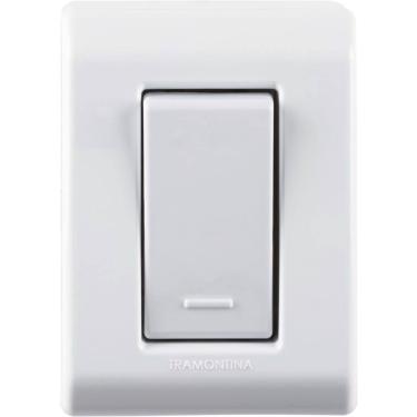 Imagem de Caixa de Sobrepor com 1 Interruptor Simples 10A 250 Volts Branca - 57304001 - TRAMONTINA