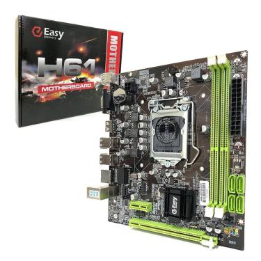 Imagem de Placa Mãe Easy Memory Intel H61 Lga1155 Ddr3