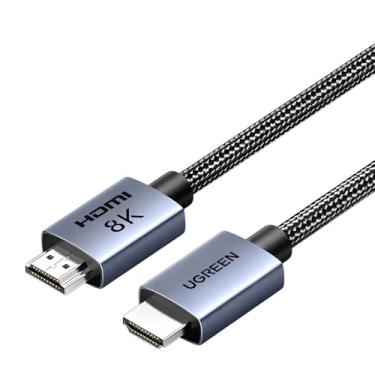 Imagem de Cabo Hdmi 2.1 Macho 8K60Hz 2 Metros Cinza Importado