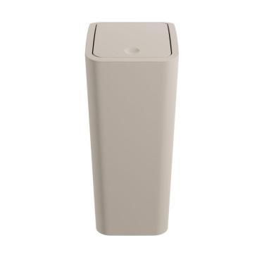 Imagem de Lixeira Com Tampa Click 2 Astra 8L Argila