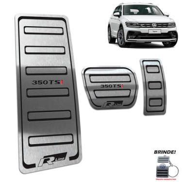 Imagem de Descanso + Pedaleira Tiguan 350 Tsi R-line 2018 A 2020 Preto