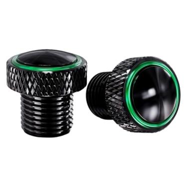 Imagem de Compatível com Z900 Z750 Z650 Z800 Z1000 Z400 Z1000SX Z900RS Z250 Z300 espelhos de motocicleta tampas de parafusos de plugue de furo de espelho (verde)