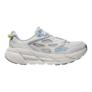 Imagem de HOKA Tênis unissex adulto Clifton L Athletics, Cinza cósmico/azul marinho universitário, 11.5 Women/10.5 Men