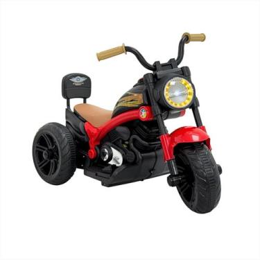 Imagem de Moto Elétrica Infantil Triciclo Pedal Aceleração Bluetooth - BANG TOYS