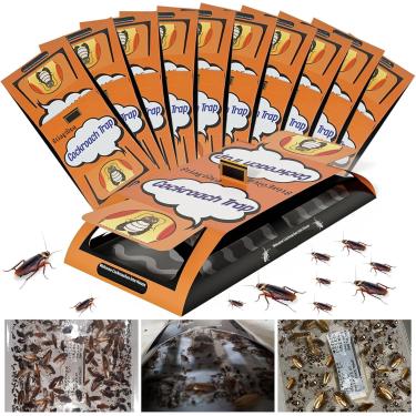 Imagem de 2024 Upgrade, pacote com 24 infestações internas assassinas de baratas, armadilhas para baratas, armadilhas para baratas, armadilhas para baratas e aranhas