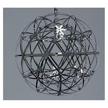 Imagem de Luminária Retro, Lustre Lustre Moderno - Estilo Spark Ball Lamp Quarto Sala de Estar Iluminação Loja de Roupas Escada Luz Decorativa