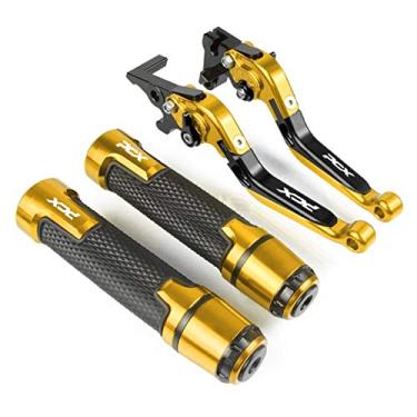 Imagem de WEJUSA Para Honda PCX 125 PCX 150 CNC Alavanca de embreagem de freio e 7/8 22 mm Punhos de guidão PCX125 PCX150 acessórios durante todo o ano Alavanca de embreagem de freio de motocicleta (Cor