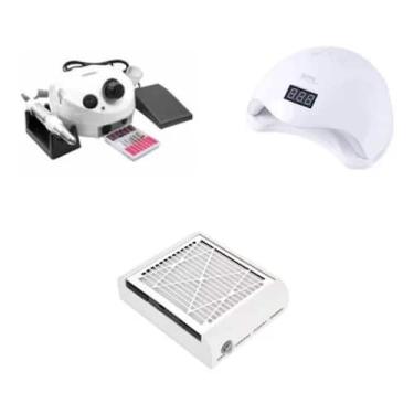 Imagem de kit motor nal drill,cabine sun 48w,coletor de po churrasqueira - bella