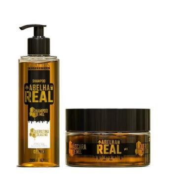 Imagem de Glatten Abelha Real Shampoo e Máscara, Abelha Real