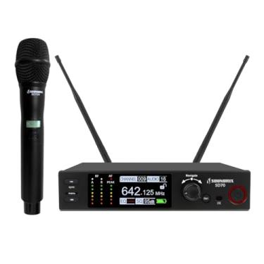 Imagem de Microfone Sem Fio Profissional de Mão UHF SD-70 M - Soundrix