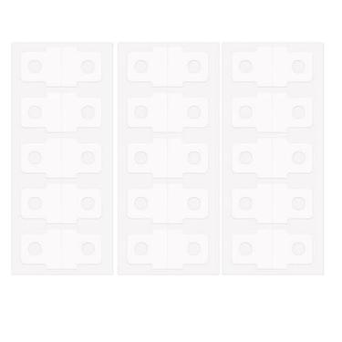 Imagem de 300 peças de adesivos de conversor de folha transparente autoadesivos, etiquetas de reforço de furo de folha solta, enchimento de refil para agenda faça você mesmo, álbum de recortes